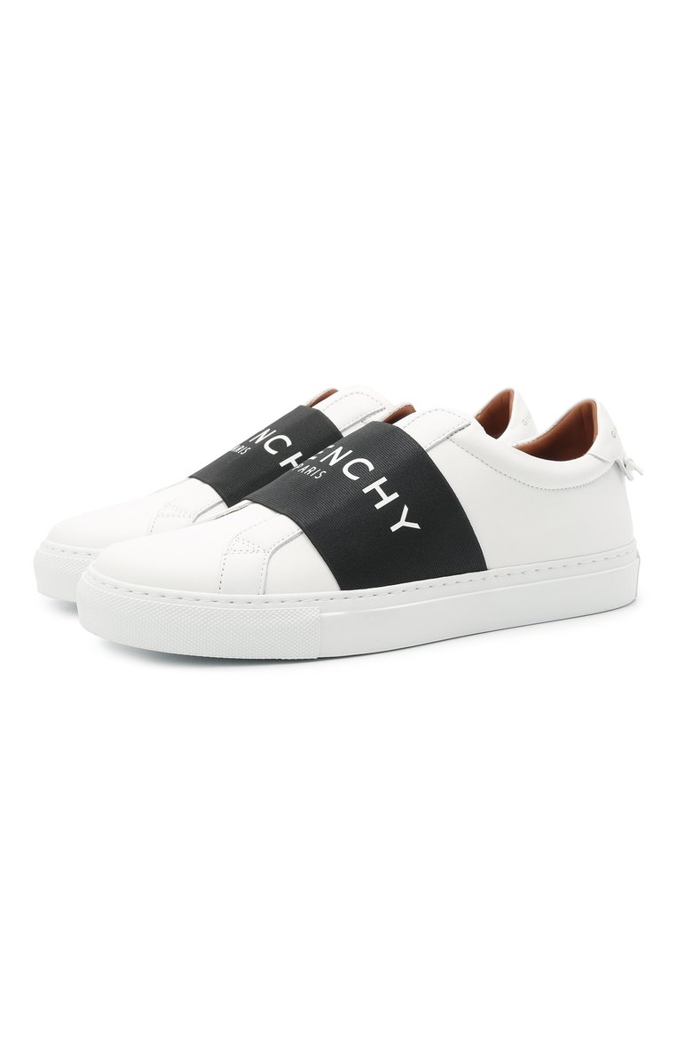 Женские черно-белые кожаные кеды urban street GIVENCHY купить в ...