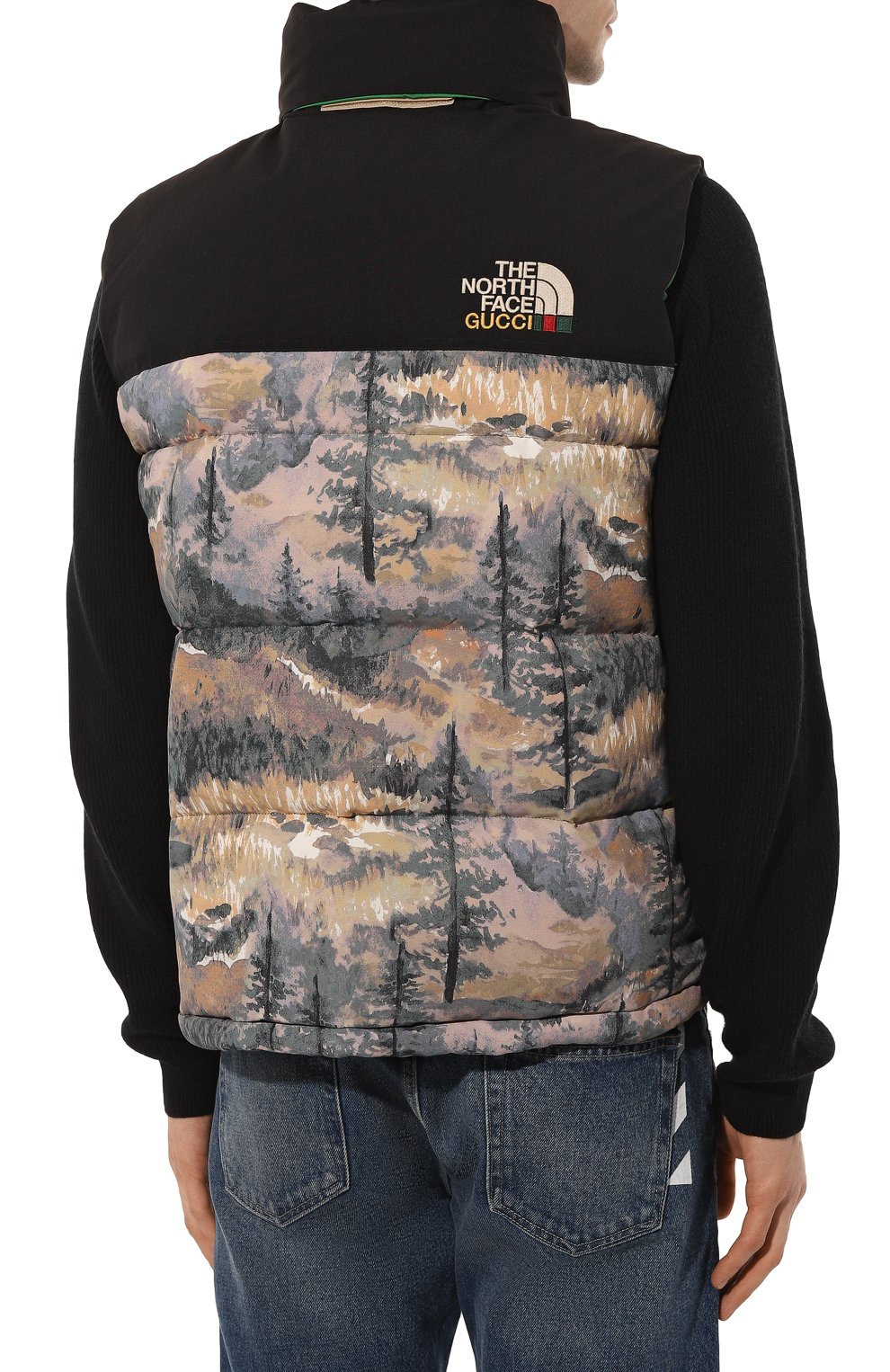 Пуховый жилет the north face x gucci GUCCI, арт. 663762 XAADS, фото 4