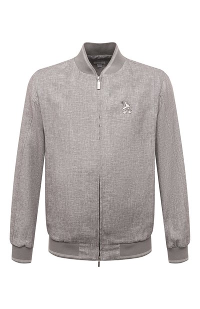 Мужской льняной бомбер ZILLI, арт. MF0-84060-G13711/0001
