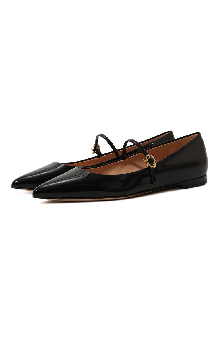 К�ожаные балетки GIANVITO ROSSI, арт. G22162.05CU0.VERNER0, фото 1