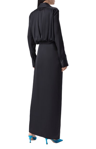 Атласное платье THE ATTICO, арт. 250WCW00211/VVV088AA, фото 4