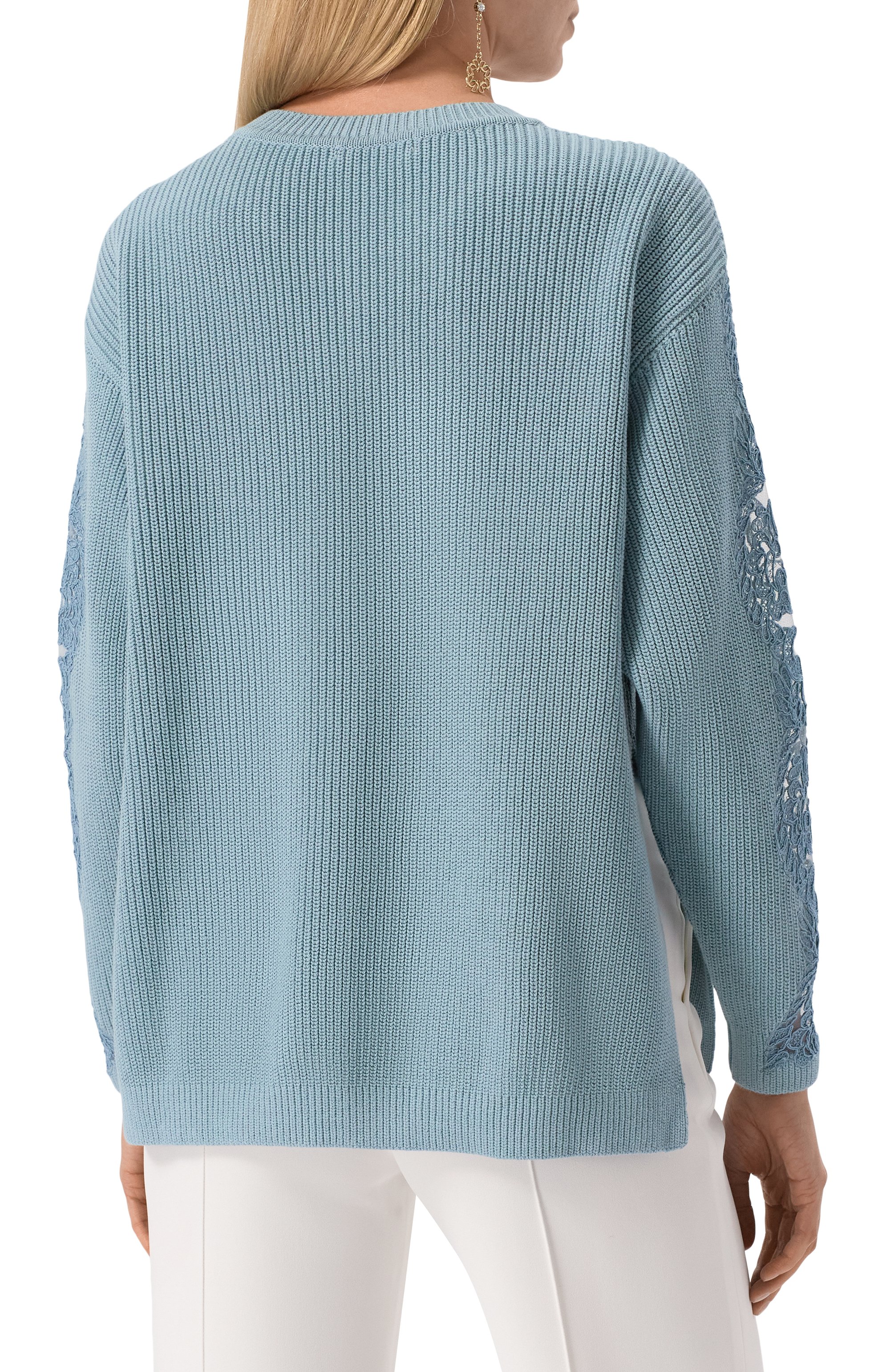 Хлопковый свитер ELIE SAAB, арт. T0154, фото 4