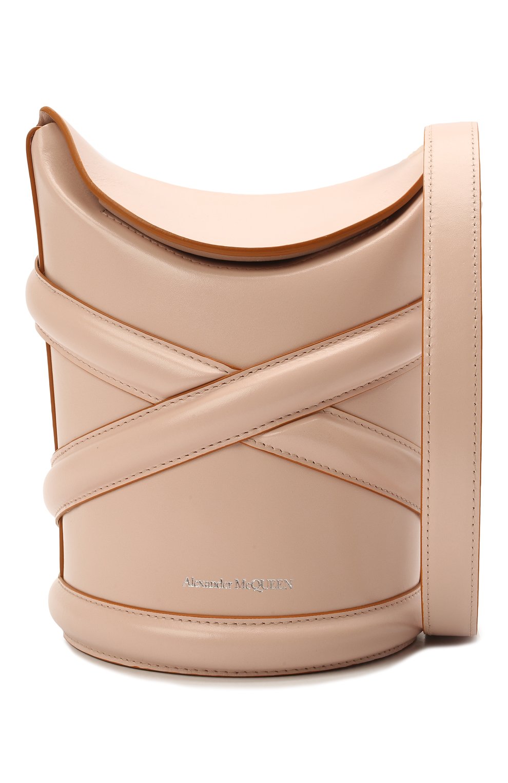 Сумка curve ALEXANDER MCQUEEN светло-бежевого цвета по цене 144500 руб., арт. 656467/1YB40, фото 5 Сумка curve ALEXANDER MCQUEEN, арт. 656467/1YB40, фото 5