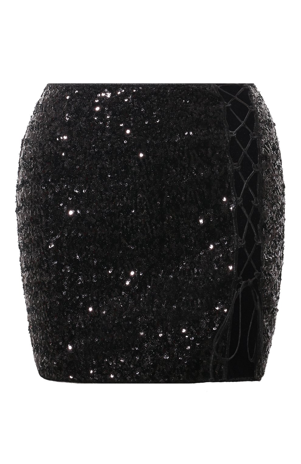 Юбка-парео с пайетками OSEREE черного цвета по цене 29650 руб., арт. PGS249, фото 1 Юбка-парео с пайетками OSEREE, арт. PGS249, фото 1