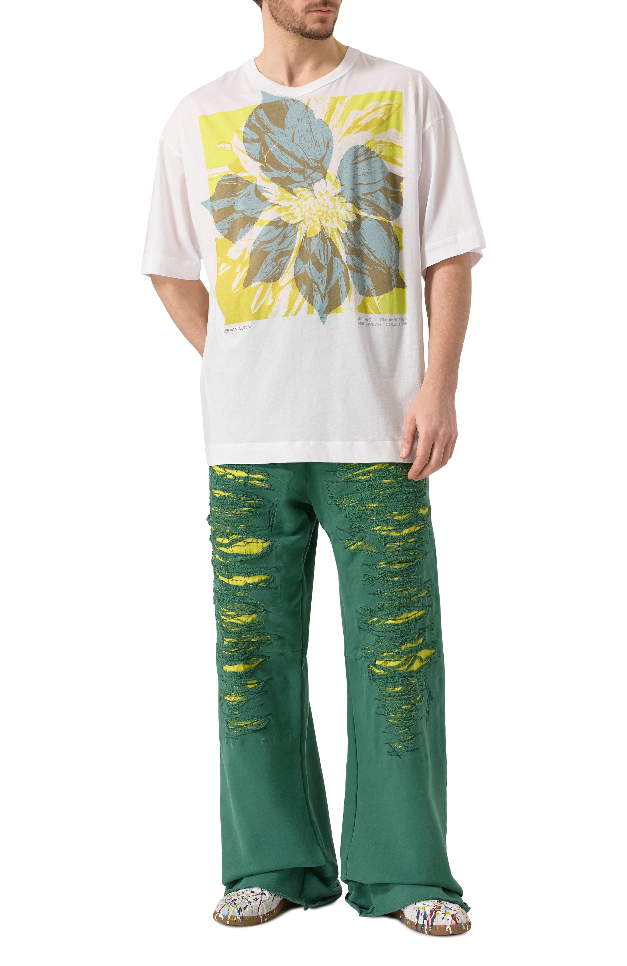 Хлопковые брюки MM6, арт. SH2KA0021/M25004, фото 2