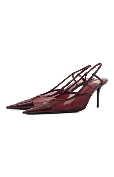 Женские комбинированные туфли renée 75 SAINT LAURENT, арт. 869662/AAGMC