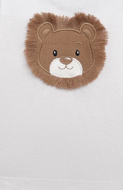 Хлопковая футболка MONNALISA, арт. 28C605, фото 3