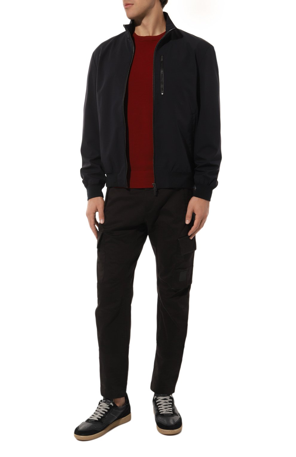 Шерстяной джемпер C.P. COMPANY, арт. 15CMKN072A005528A, фото 2