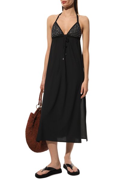 Туника BALMAIN черного цвета по цене 88950 руб., арт. BKAD31040, фото 2 Туника BALMAIN, арт. BKAD31040, фото 2