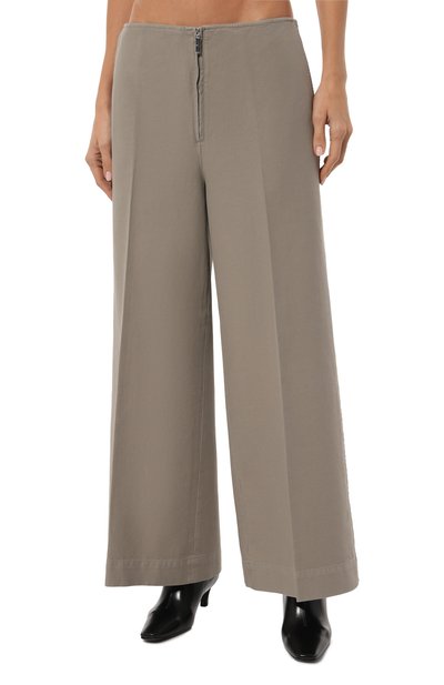 Хлопковые брюки TOTEME, арт. 243-WRB3748-FB0189, фото 3