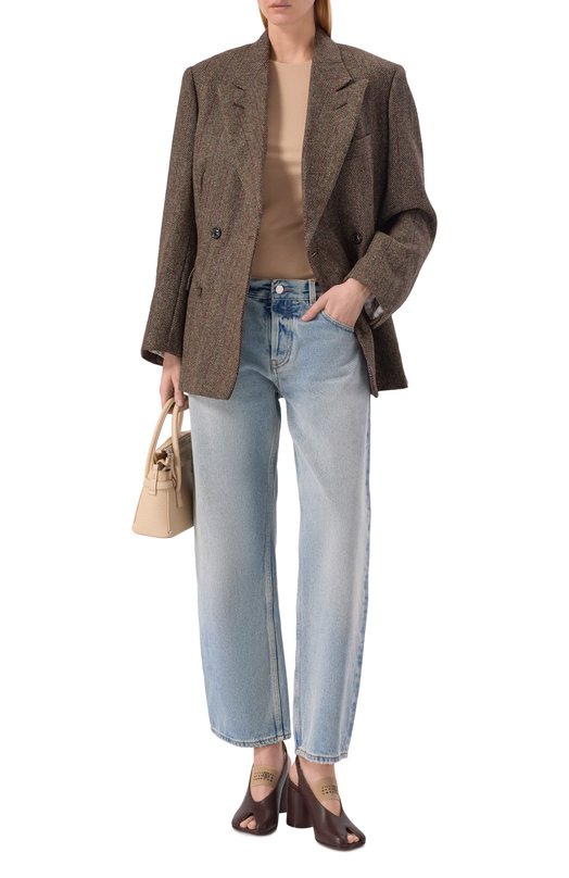 Кожаные туфли Anatomic MM6 S59WP0213/P3628 Коричневый  S59WP0213/P3628 Фото 3