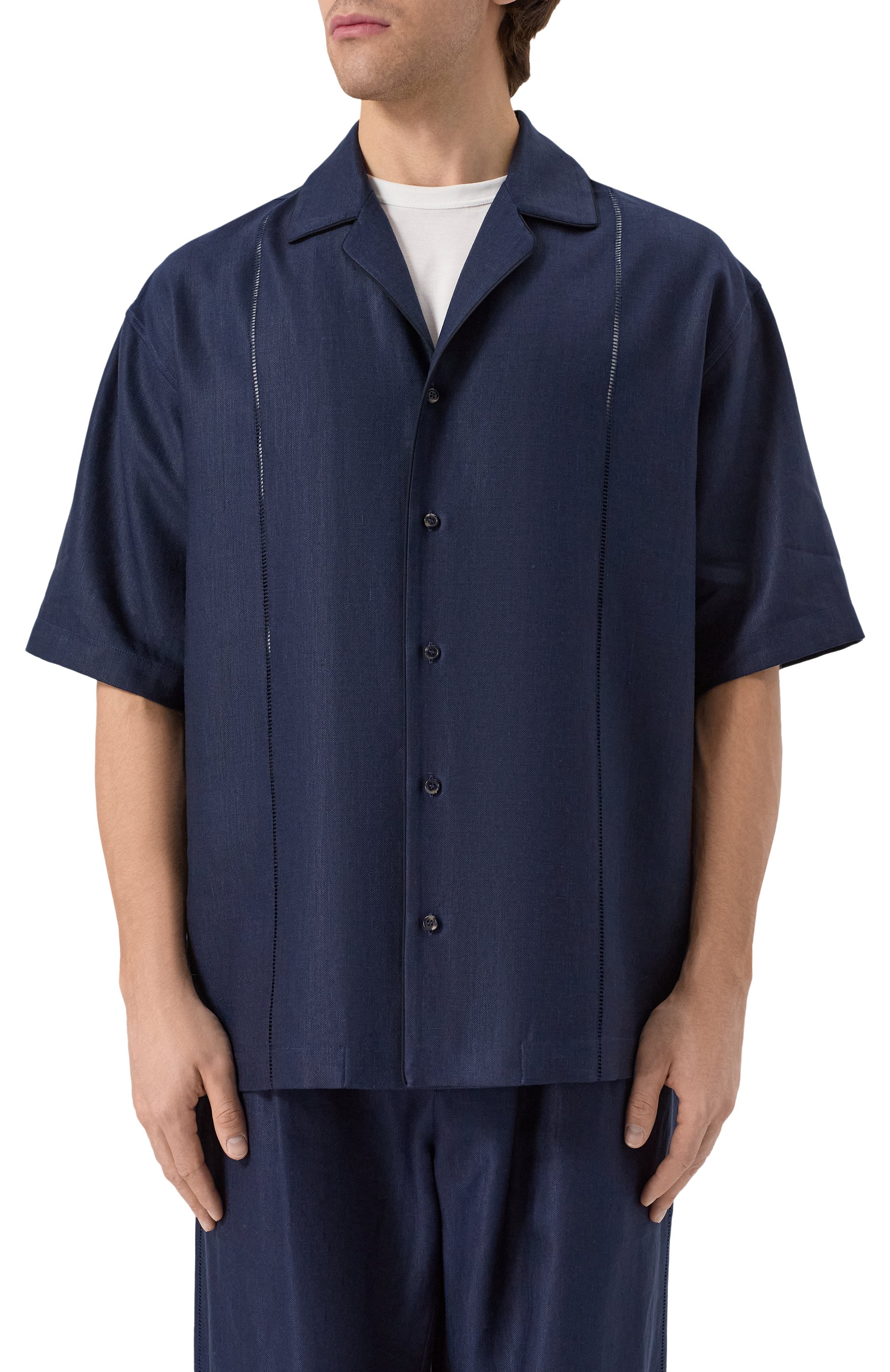 Рубашка изо льна и шелка MVST, арт. 25E/X1P/0/G011/5546, фото 3