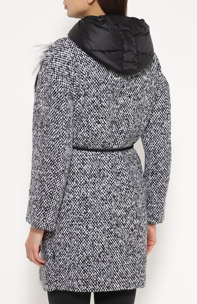Приталенный пуховик с меховой отделкой и капюшоном MONCLER, арт. B2-093-49924-10-57932, фото 4