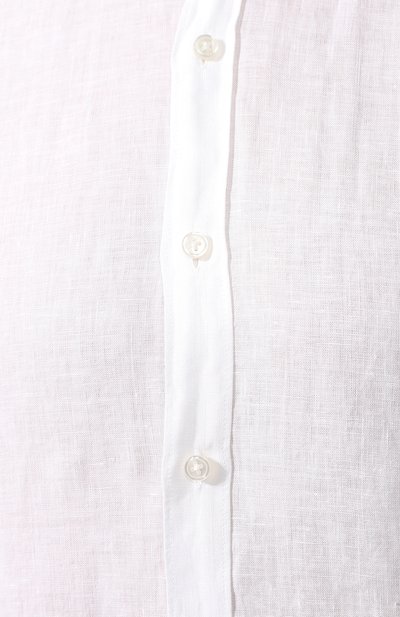 Льняная рубашка BOSS белого цвета по цене 11500 руб., арт. 50405698, фото 5 Льняная рубашка BOSS, арт. 50405698, фото 5