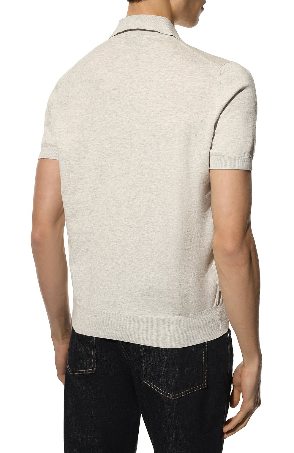 Хлопковое поло BRUNELLO CUCINELLI, арт. M29800145, фото 4