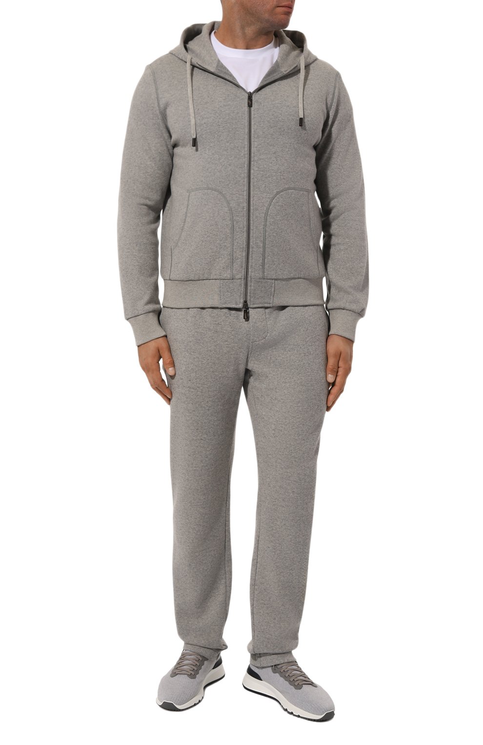 Толстовка из хлопка и шерсти CAPOBIANCO, арт. 17M407.TF00./58, фото 2