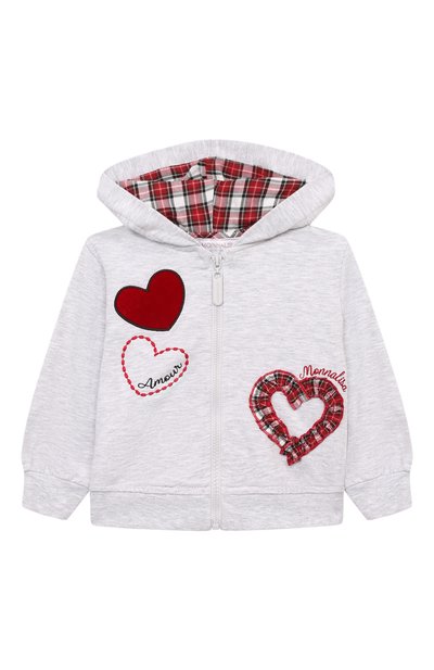 Хлопковая толстовка MONNALISA, арт. 39D804.