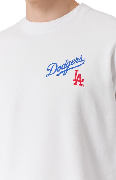 Хлопковый свитшот sporty & rich x la dodgers SPORTY AND RICH, арт. ST071627666WH01, фото 5