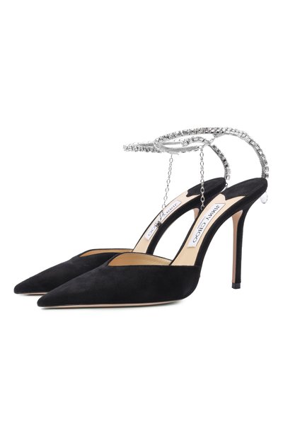 Женские замшевые туфли saeda 100 JIMMY CHOO, арт. SAEDA100EWA