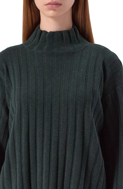 Кашемировый свитер Agnona K210038E/1K120NE Зелёный  K210038E/1K120NE Фото 5