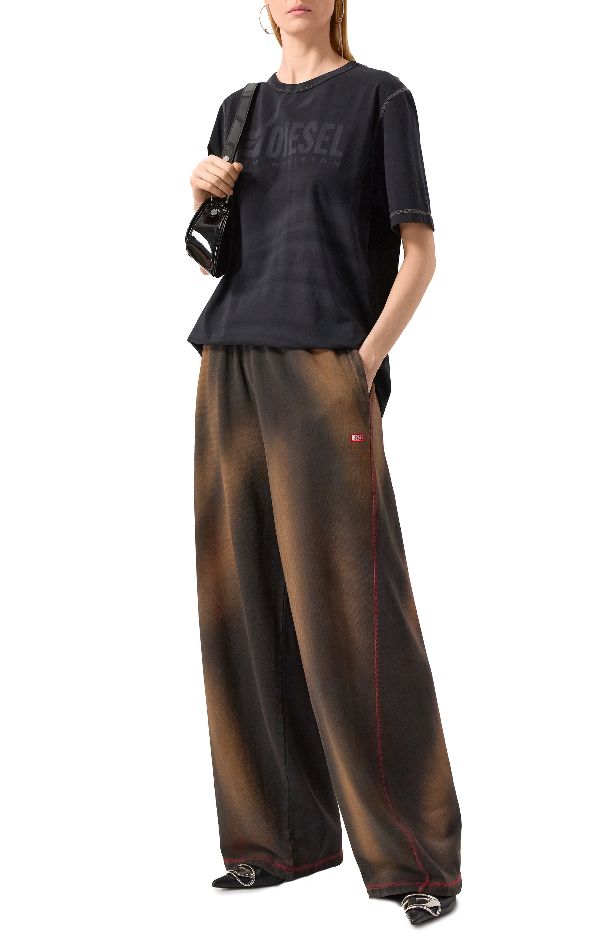 Хлопковые брюки DIESEL, арт. A16174/0IKAM, фото 2