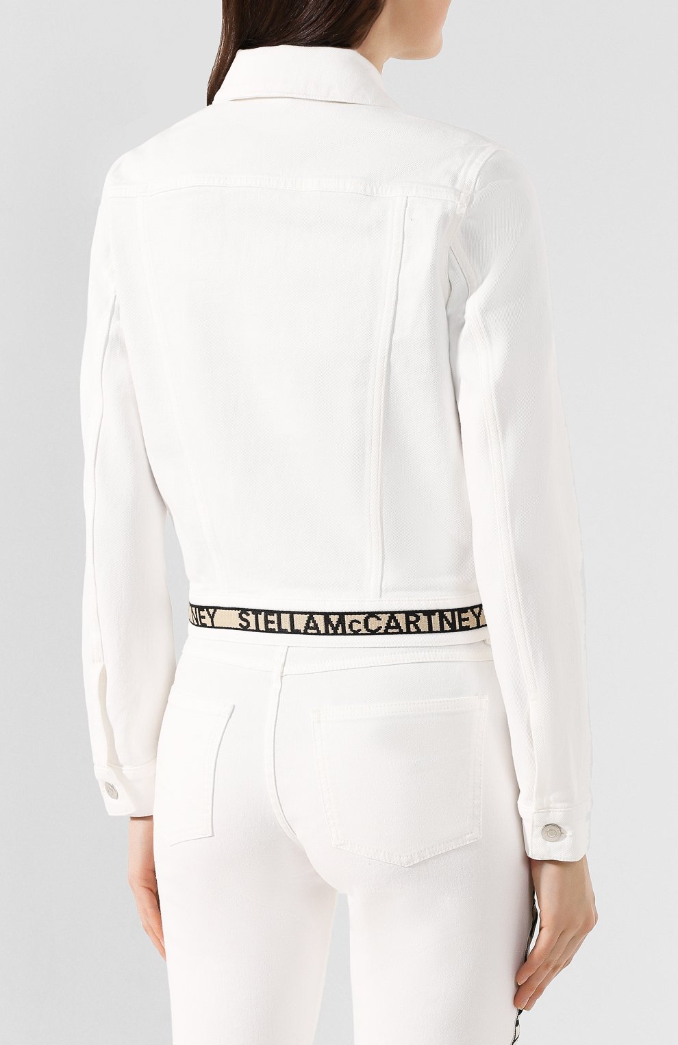 Джинсовая куртка STELLA MCCARTNEY белого цвета по цене 62950 руб., арт. 600260/SNH60, фото 4 Джинсовая куртка STELLA MCCARTNEY, арт. 600260/SNH60, фото 4