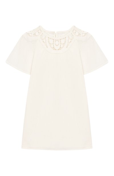 Хлопковое платье CHLOÉ, арт. C12724/6A-12A, фото 1