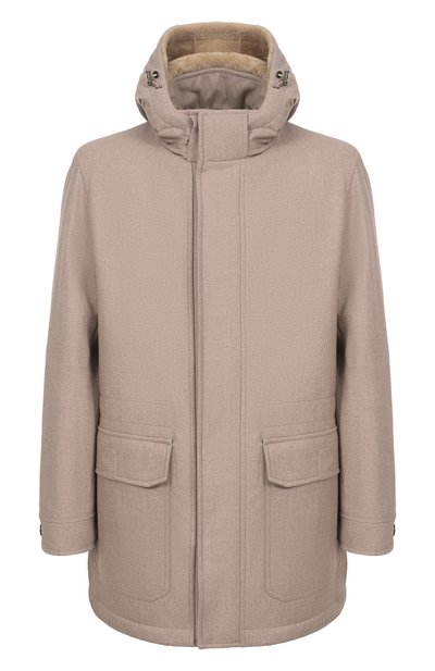 Мужская куртка из кашемира и шелка с подкладкой из овчины BRIONI, арт. SHNY0L/0D311