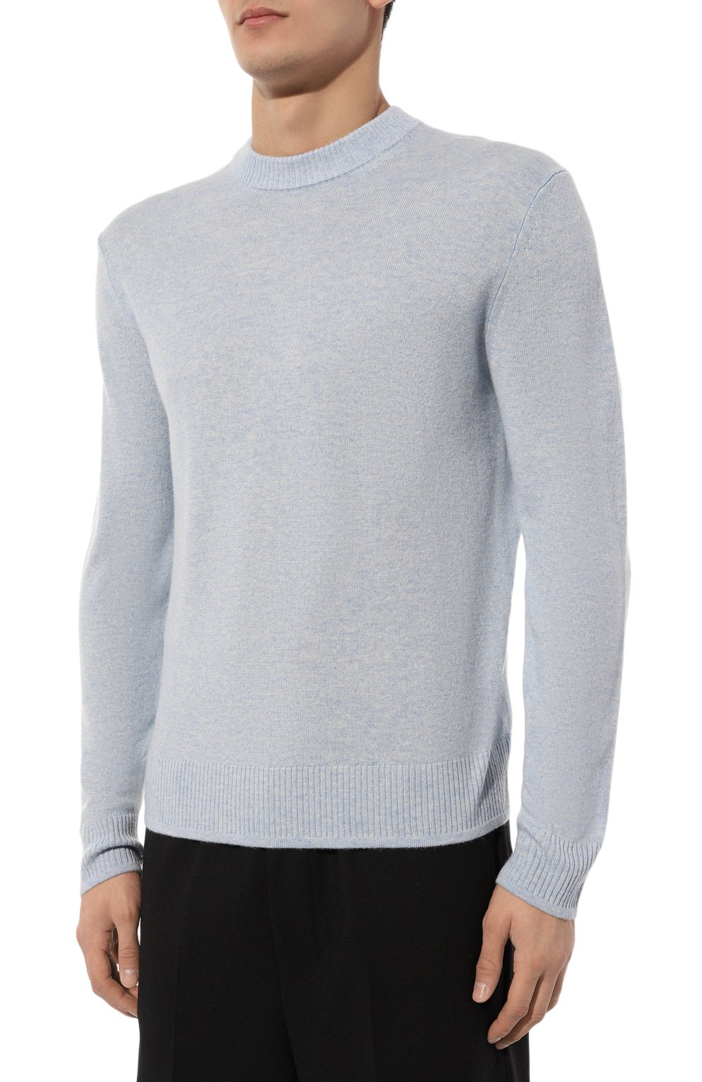 Кашемировый джемпер BOGNER голубого цвета по цене 62950 руб., арт. 88343804, фото 3 Кашемировый джемпер BOGNER, арт. 88343804, фото 3