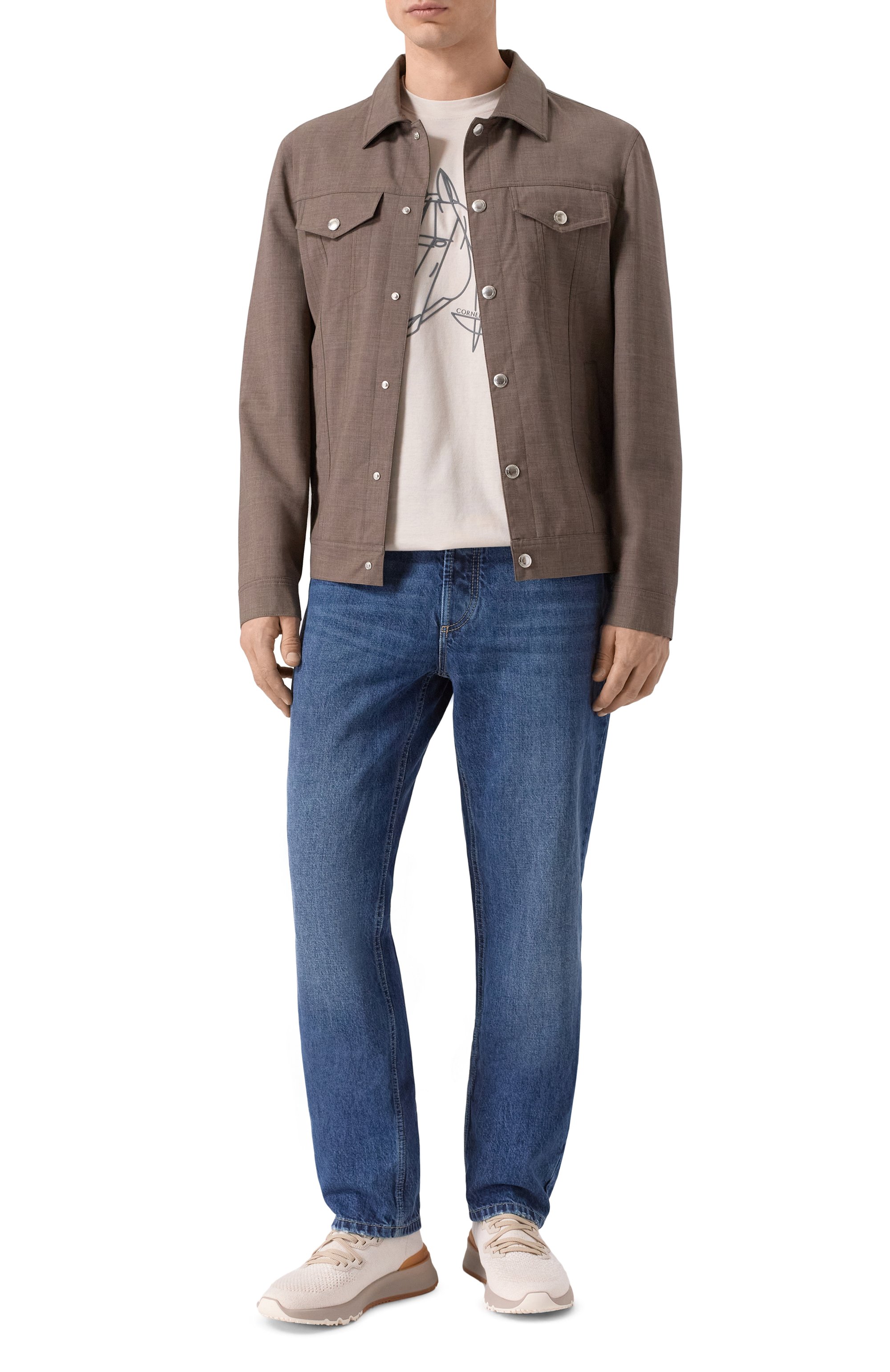 Хлопковая футболка CORNELIANI, арт. 27G593/2725051_001, фото 2