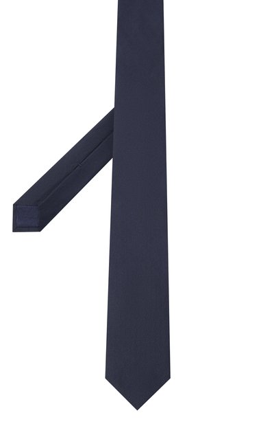 Шелковый галстук ZILLI темно-синего цвета по цене 38600 руб., арт. CRAV02M0600VMSE00, фото 3 Шелковый галстук ZILLI, арт. CRAV02M0600VMSE00, фото 3