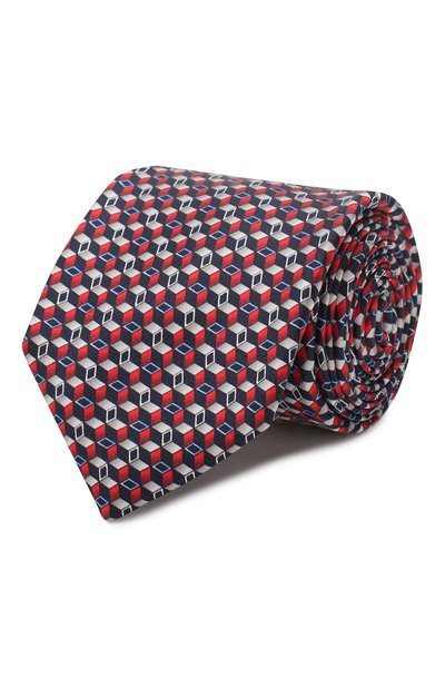 Мужской шелковый галстук ZILLI, арт. 50242/TIES
