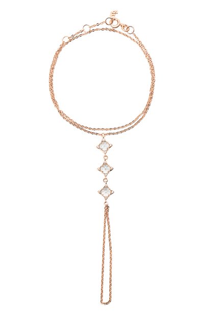 Слейв-браслет с аквамарином MOONKA, арт. tr-sb-aqm, фото 1