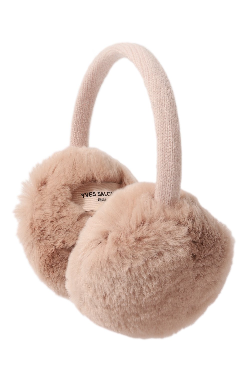 Шерстяные наушники с мехом YVES SALOMON ENFANT, арт. 20WEA310XXREXX, фото 2