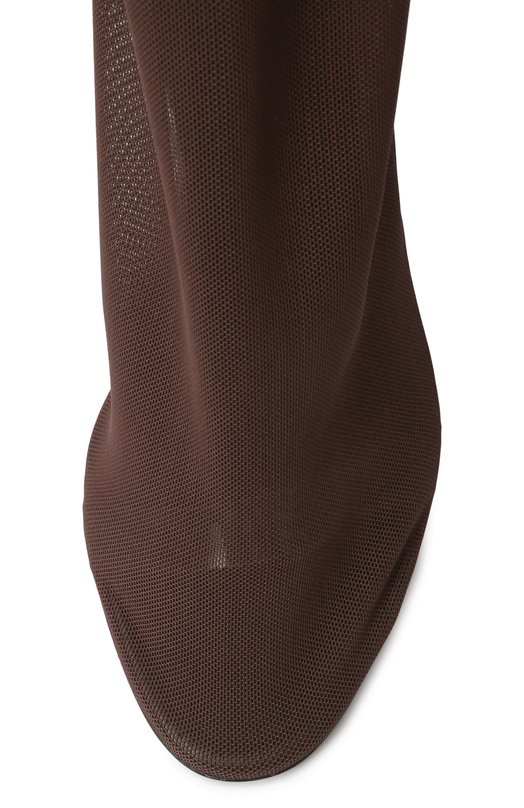 Текстильные ботфорты Edith 95 Alevi Milano L26S9001.R.0116452/NET Коричневый  L26S9001.R.0116452/NET Фото 6