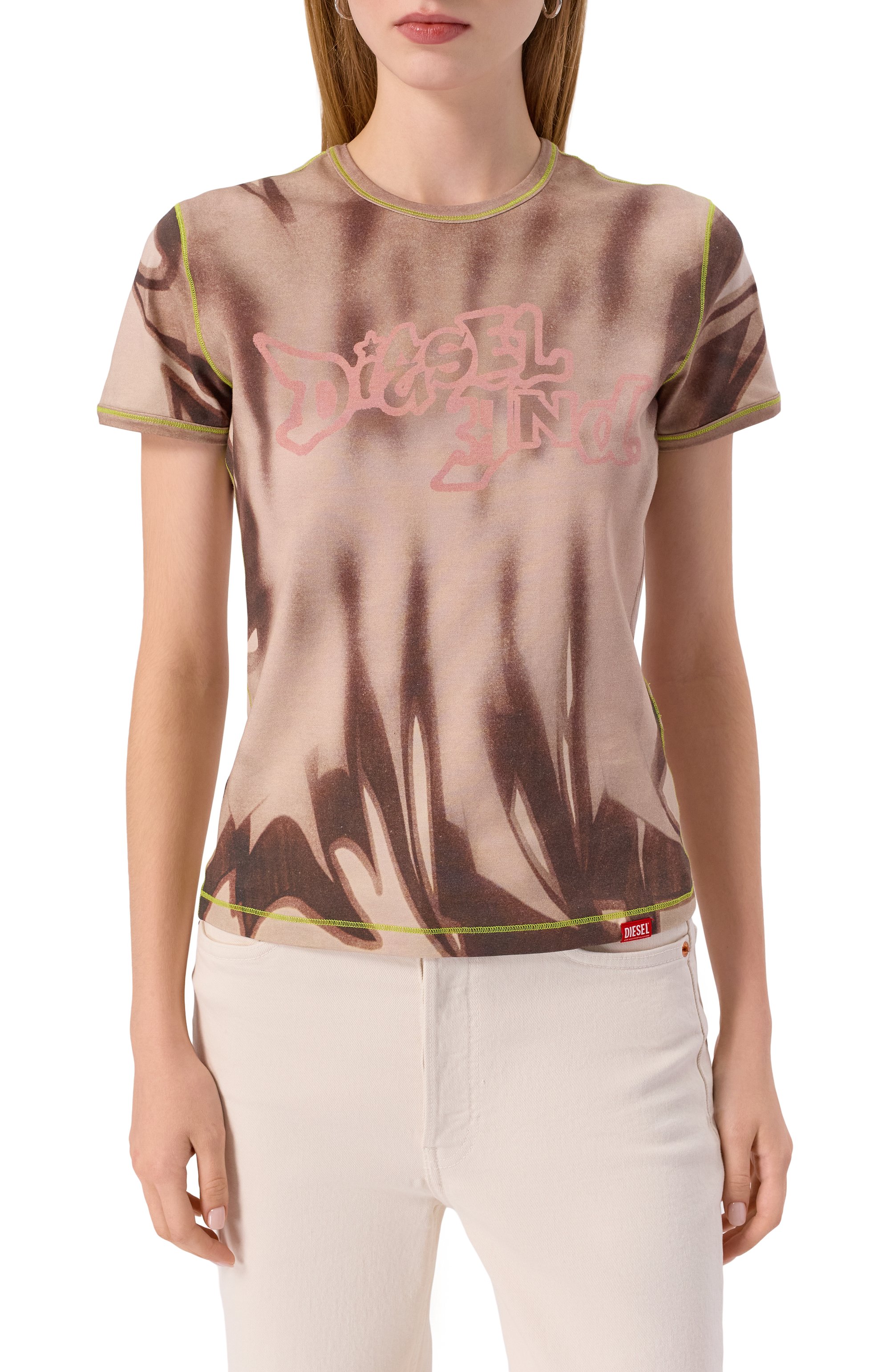 Хлопковая футболка t-grafi DIESEL, арт. A21771/0EPCP, фото 3