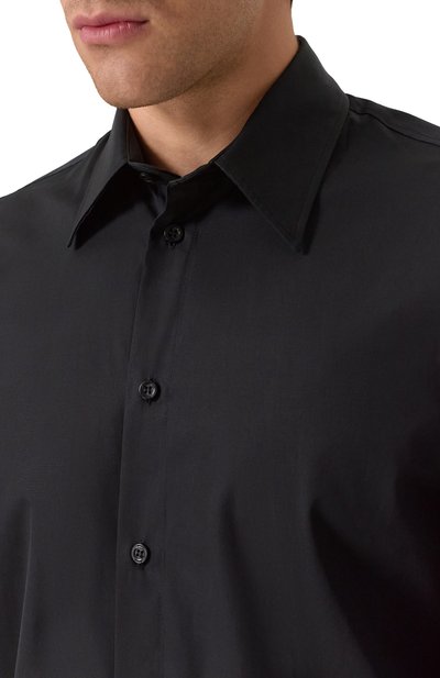 Хлопковая рубашка MSGM, арт. 3940ME13/257602, фото 5