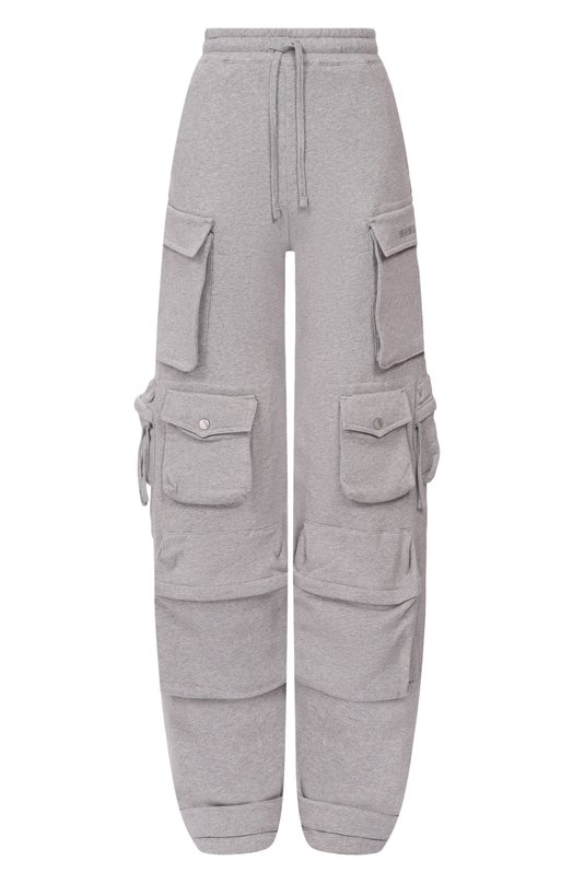 Хлопковые брюки-карго The Attico 260WCP00260/JJF003AA Серый 260WCP00260/JJF003AA