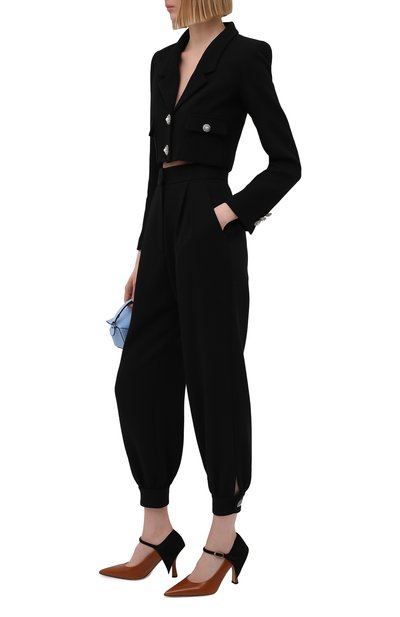 Шерстяные брюки ALESSANDRA RICH, арт. FAB2353-F3190, фото 2