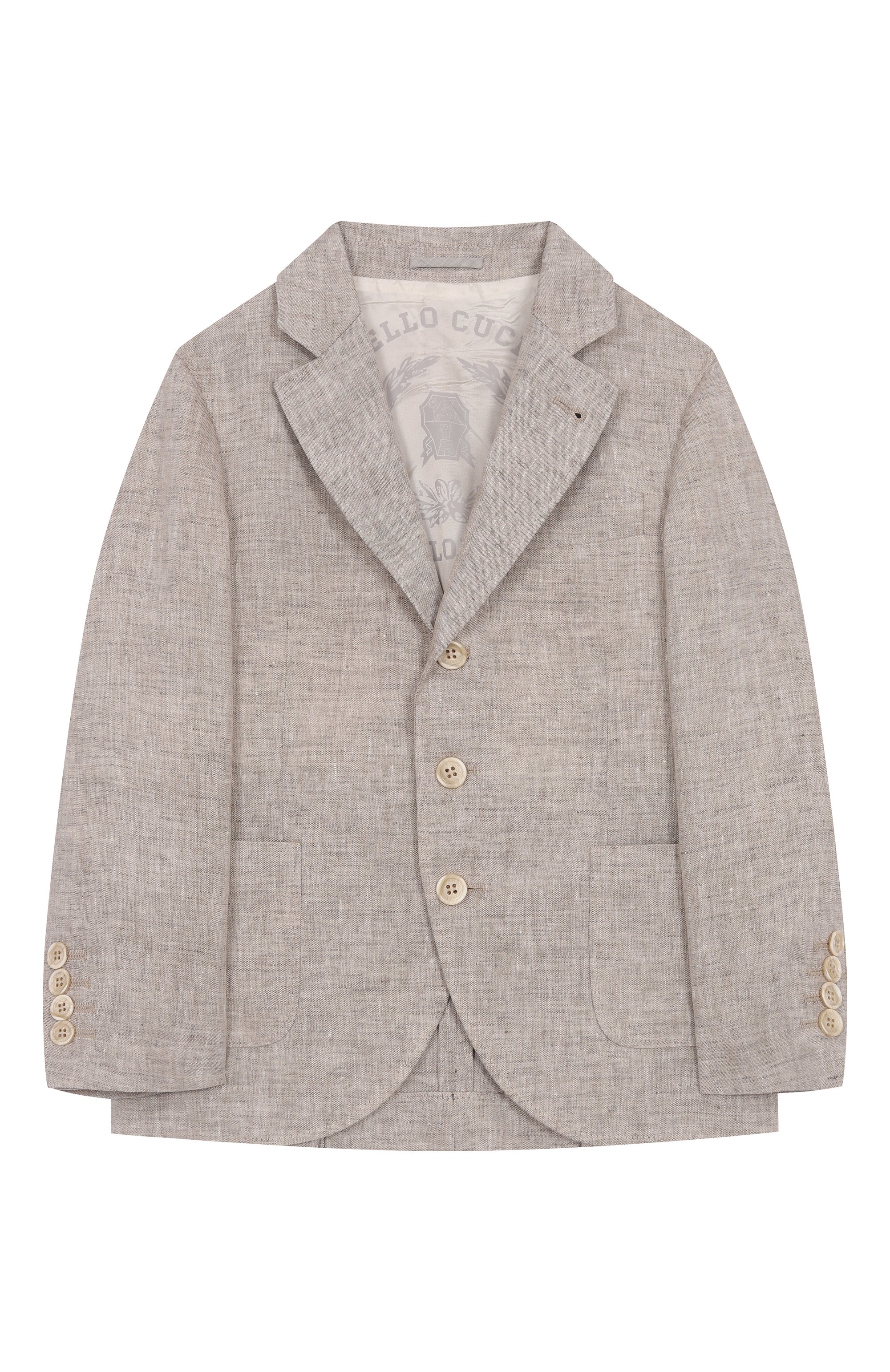 Льняной пиджак BRUNELLO CUCINELLI, арт. BB430K729C, фото 1