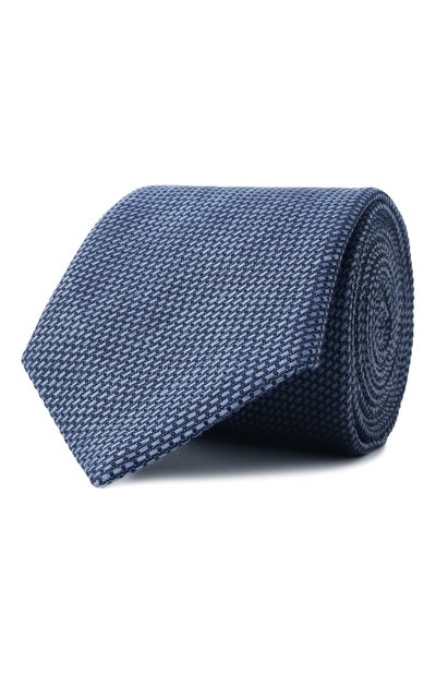 Галстук изо льна и шелка CANALI, арт. 18/HJ04181, фото 1