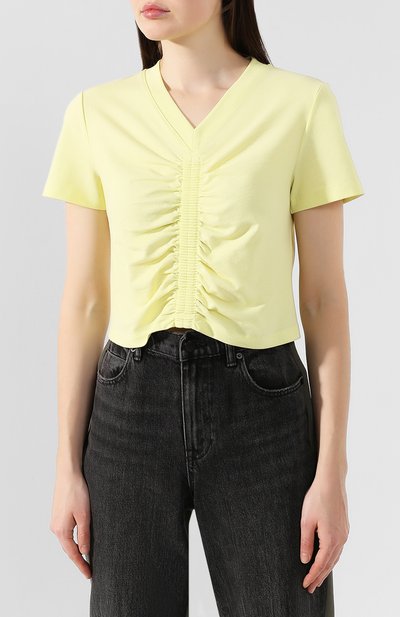 Хлопковый топ ALEXANDERWANG.T, арт. 4CC2191031, фото 3