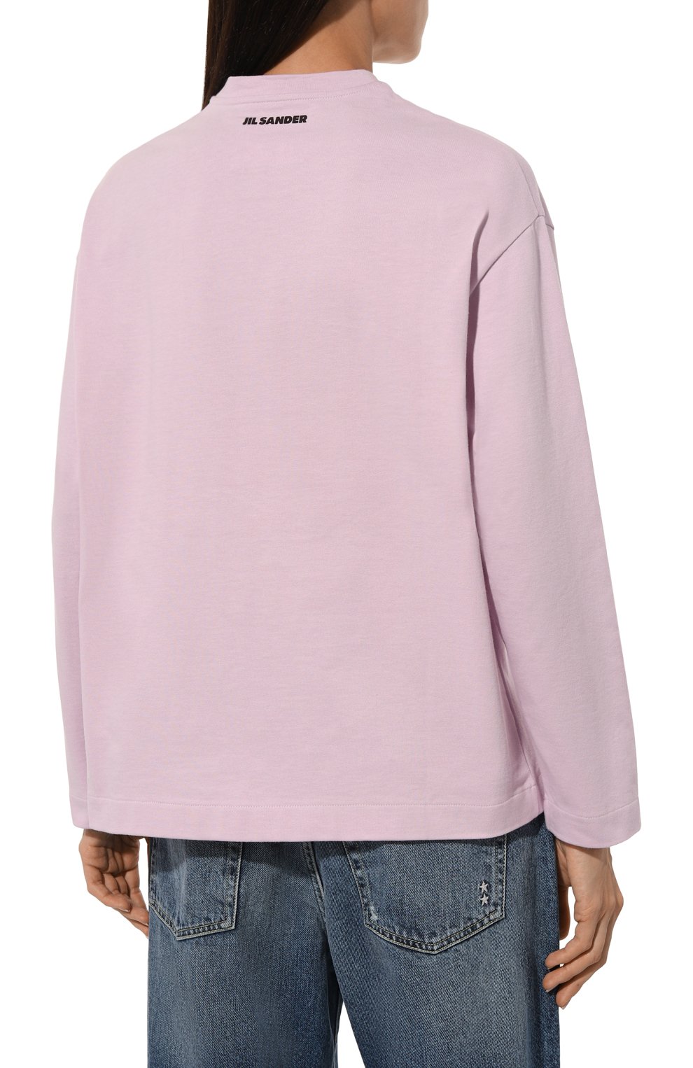 Хлопковый лонгслив JIL SANDER, арт. J03GC0120/J20218, фото 4