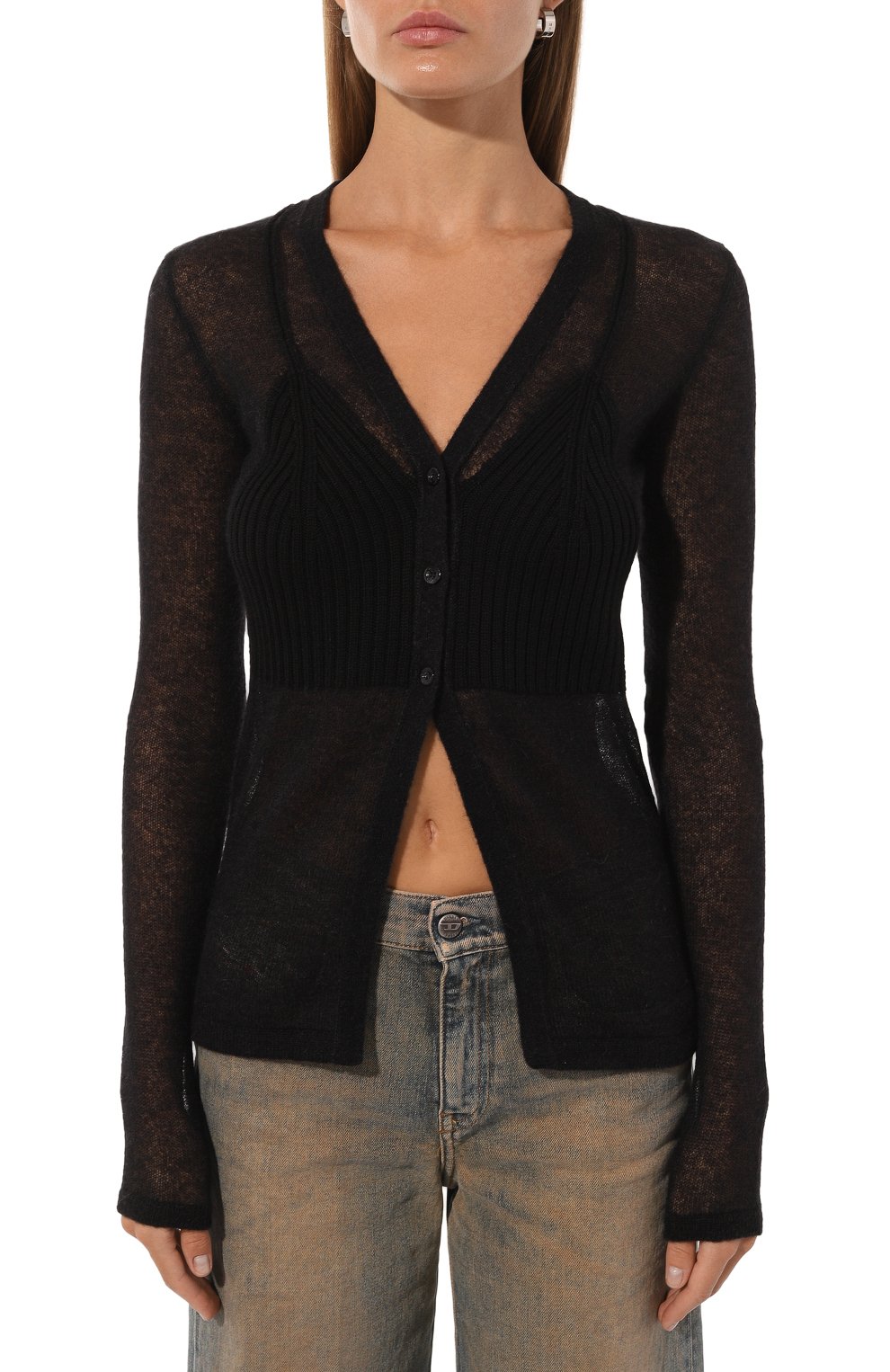 Шерстяной кардиган DIESEL, арт. A14311/0SKAX, фото 3