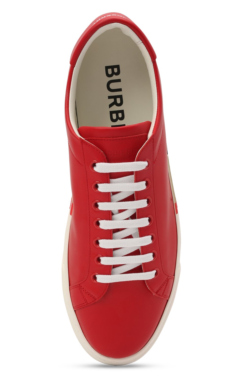 Кожаные кеды BURBERRY, арт. 8037194, фото 5