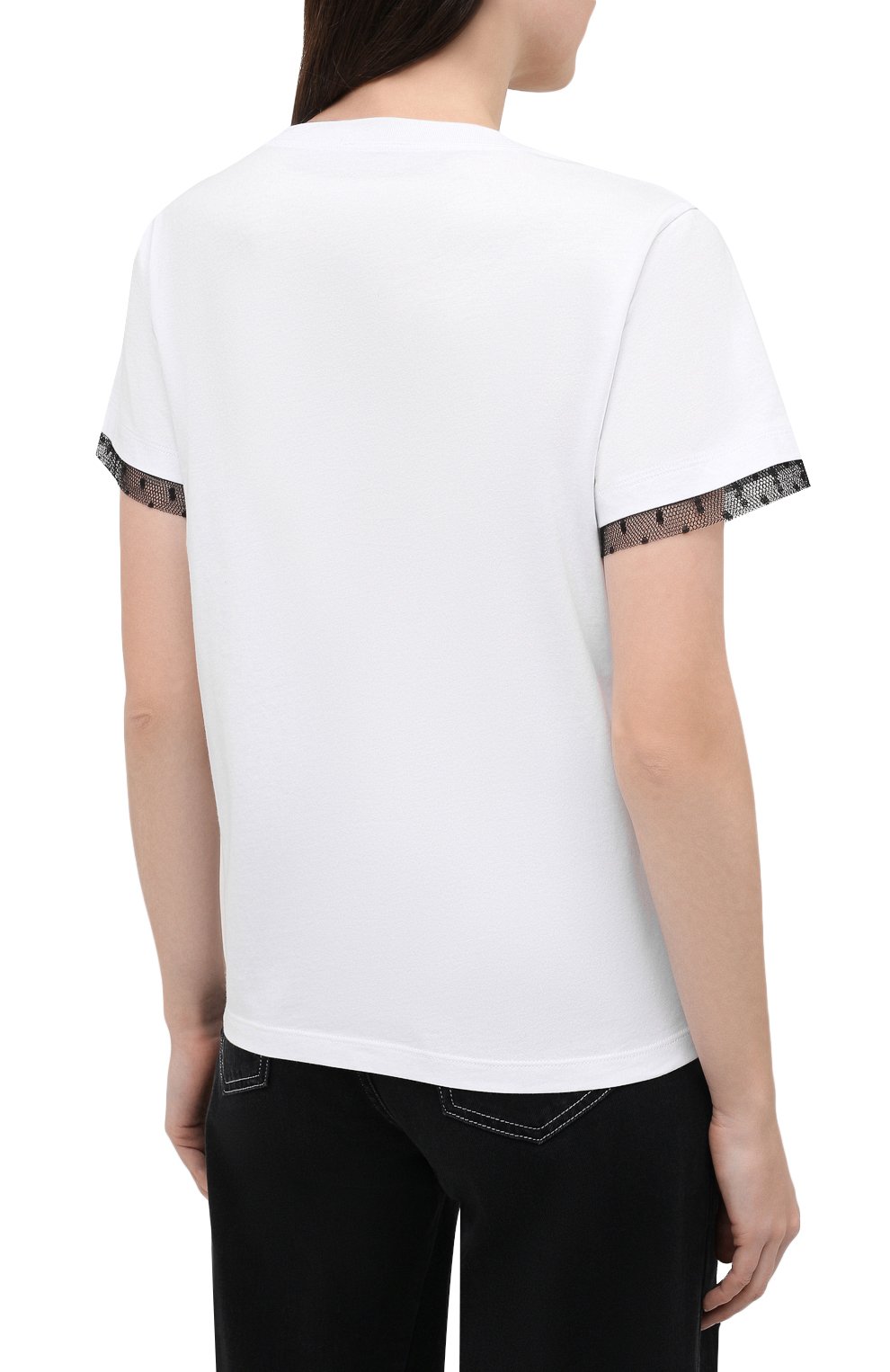 Хлопковая футболка REDVALENTINO, арт. VR3MG08P/5QF, фото 4