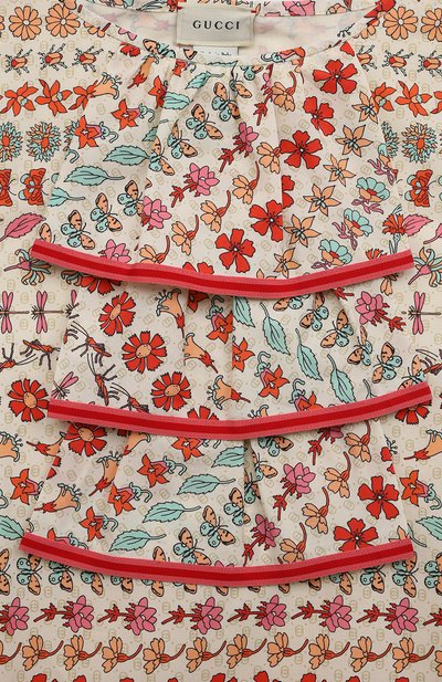 Хлопковое платье GUCCI, арт. 608207 ZADP3, фото 3