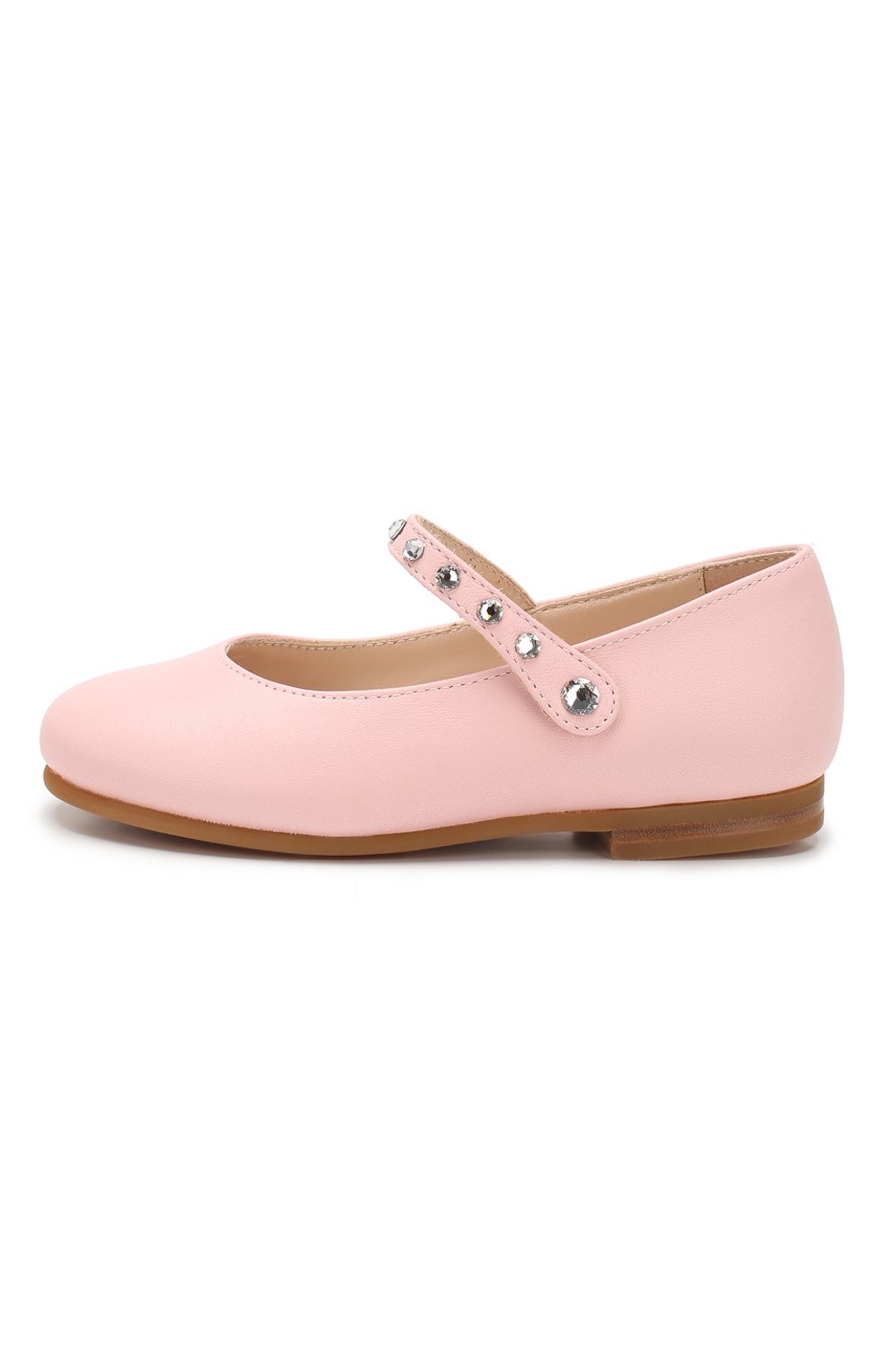 Кожаные балетки IL GUFO розового цвета по цене 22700 руб., арт. G313/VITELL0 NAPPAC0/27-30, фото 2 Кожаные балетки IL GUFO, арт. G313/VITELL0 NAPPAC0/27-30, фото 2