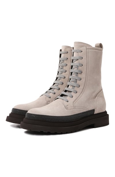 Женские замшевые ботинки BRUNELLO CUCINELLI, арт. MZSFG2767P