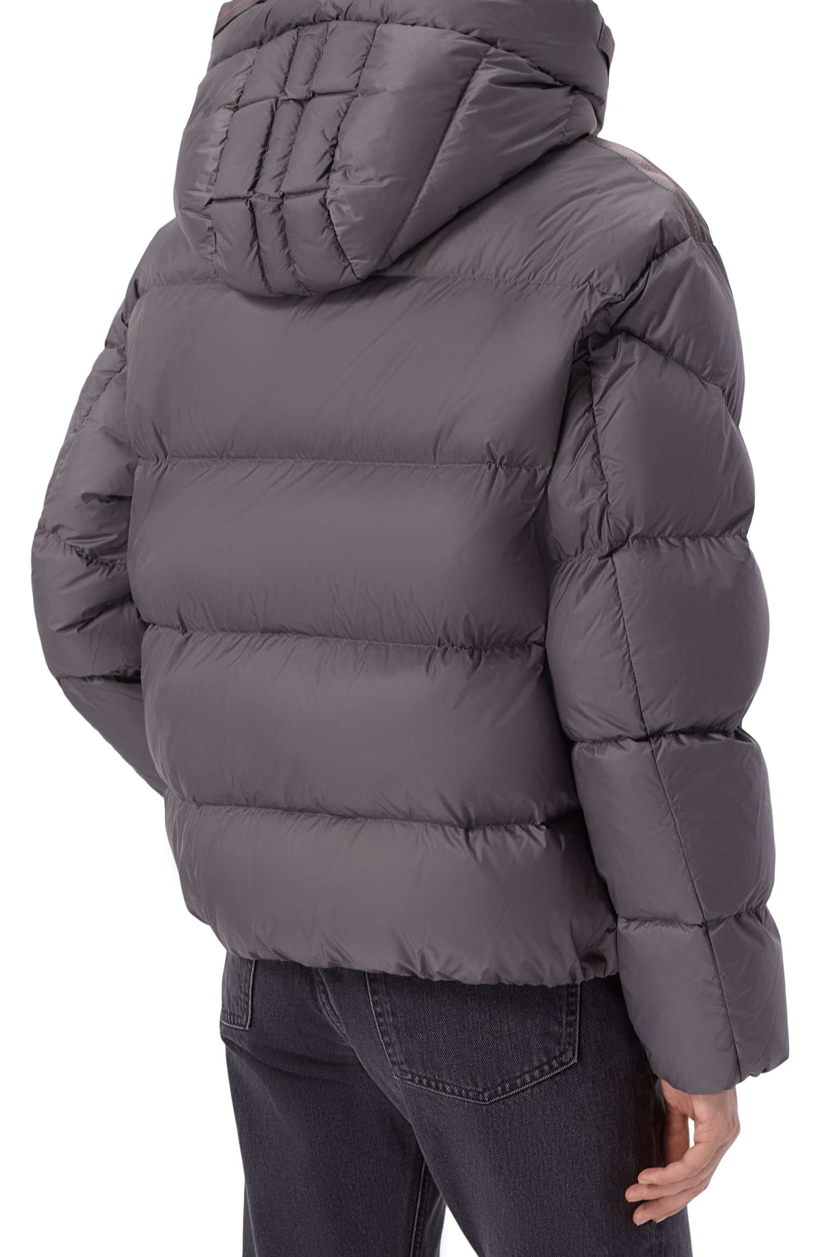 Пуховик PARAJUMPERS серого цвета по цене 94250 руб., арт. 26WMPWPUHY32, фото 4 Пуховик PARAJUMPERS, арт. 26WMPWPUHY32, фото 4